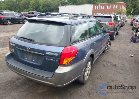 2006 Subaru Legacy 2.5I из США, поврежденный, VIN 4S4BP61C667343357